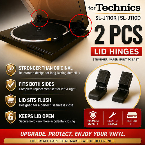 Hinges for technics lid cover - hinges,